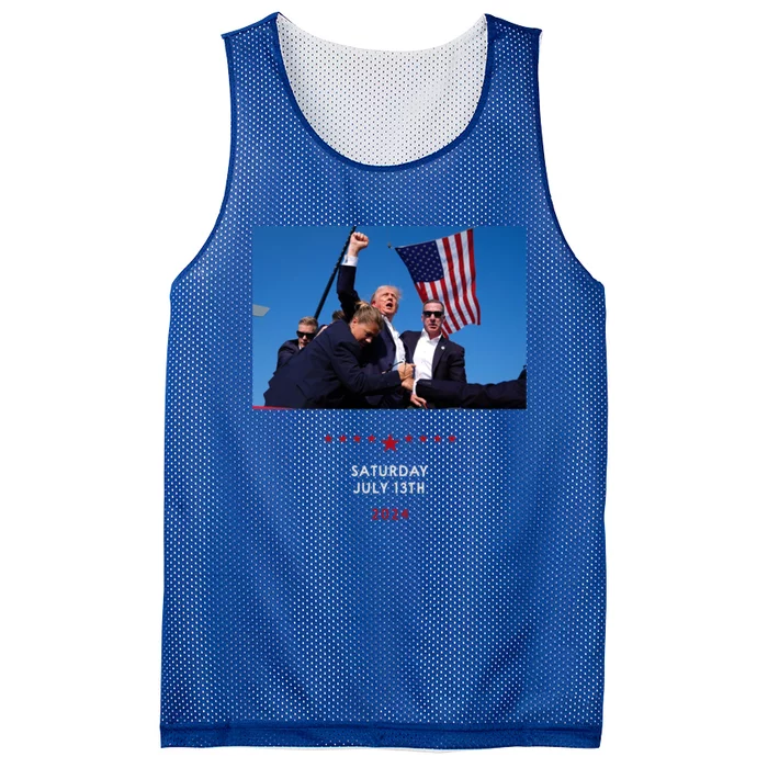 Shooting At Trump Rally In Pennsylvania Gift Mesh Reversible Basketball Jersey Tank