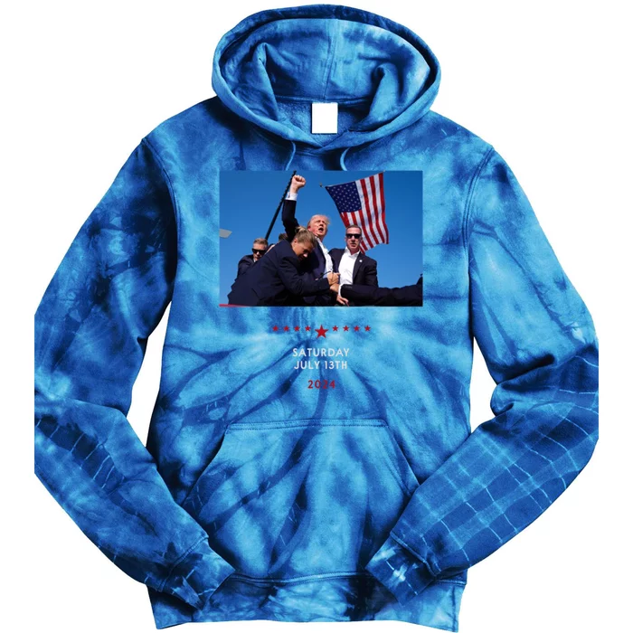 Shooting At Trump Rally In Pennsylvania Gift Tie Dye Hoodie