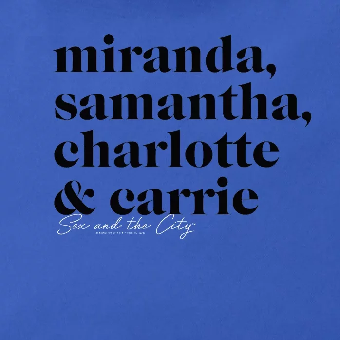 Sex And The City Miranda Samantha Charlotte & Carrie Zip Tote Bag