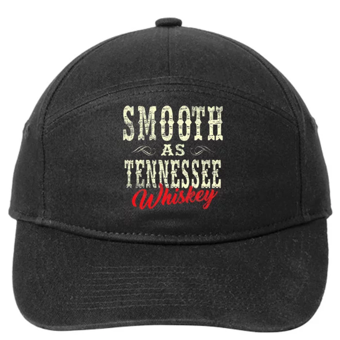 Smooth As Tennessee Whiskey Country 7-Panel Snapback Hat