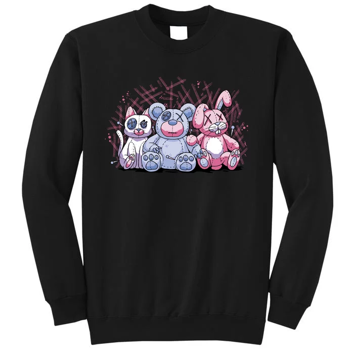 Stuffed Animals Trio Sweatshirt