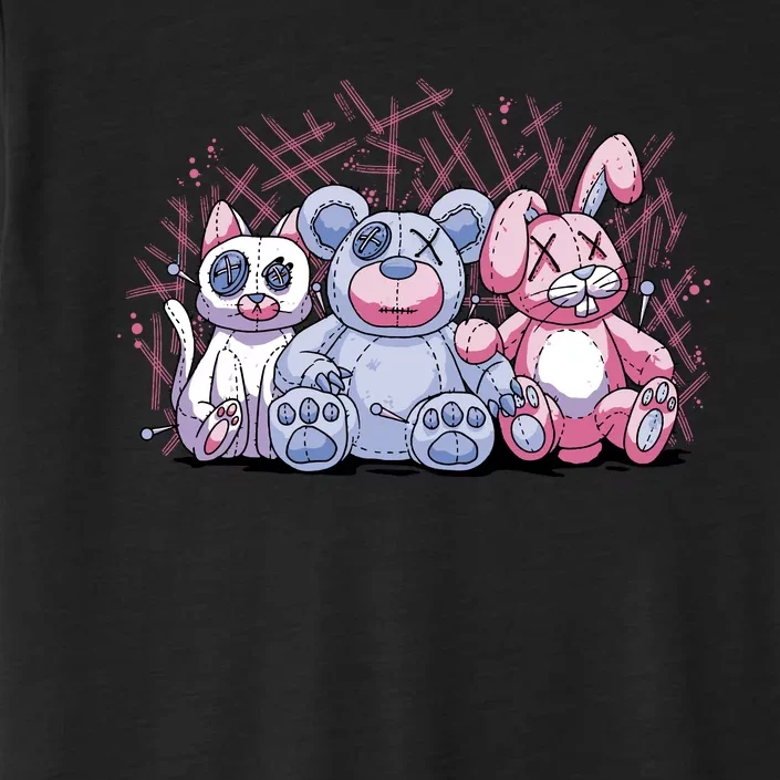 Stuffed Animals Trio ChromaSoft Performance T-Shirt