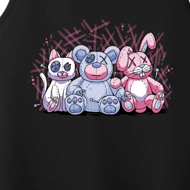 Stuffed Animals Trio Performance Tank