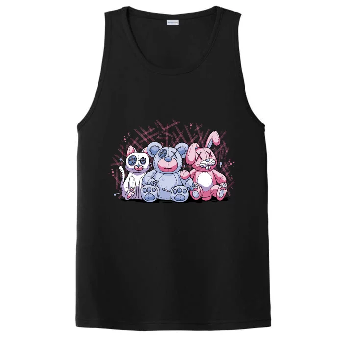 Stuffed Animals Trio Performance Tank