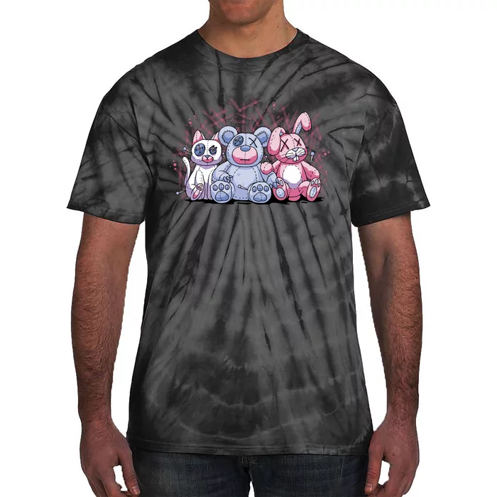 Stuffed Animals Trio Tie-Dye T-Shirt