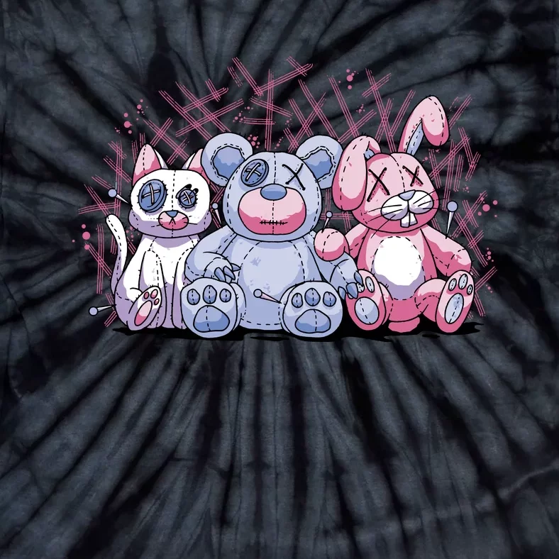 Stuffed Animals Trio Tie-Dye T-Shirt