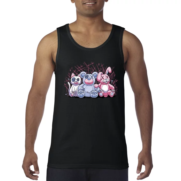 Stuffed Animals Trio Tank Top