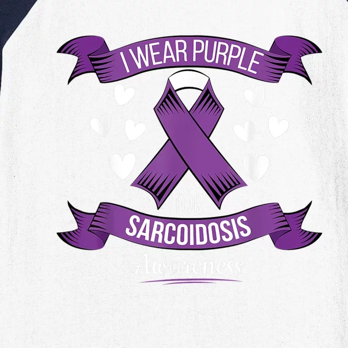 Sarcoidosis Awareness Tee For Sarcoidosis Awareness Month Gift Baseball Sleeve Shirt