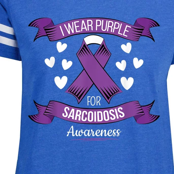 Sarcoidosis Awareness Tee For Sarcoidosis Awareness Month Gift Enza Ladies Jersey Football T-Shirt