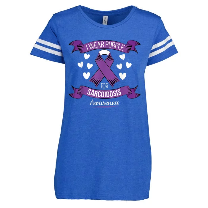 Sarcoidosis Awareness Tee For Sarcoidosis Awareness Month Gift Enza Ladies Jersey Football T-Shirt