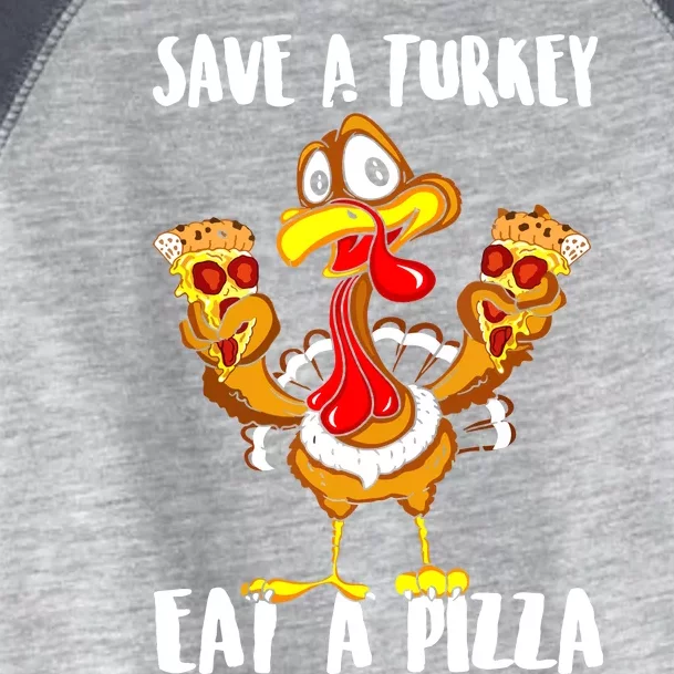 Save A Turkey Eat Pizza Thanksgiving Shirt Adult Vegan Toddler Fine Jersey T-Shirt