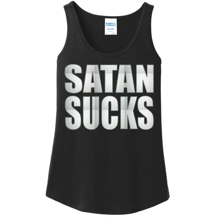 Satan Sucks Ladies Essential Tank