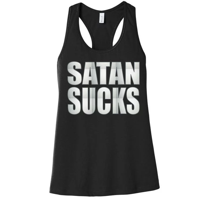 Satan Sucks Women's Racerback Tank