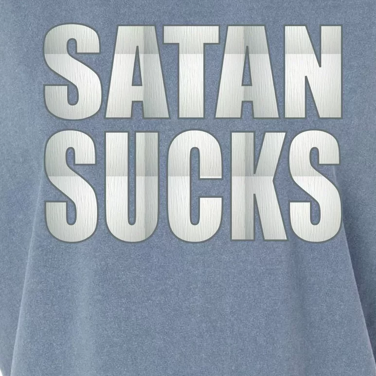 Satan Sucks Garment-Dyed Women's Muscle Tee