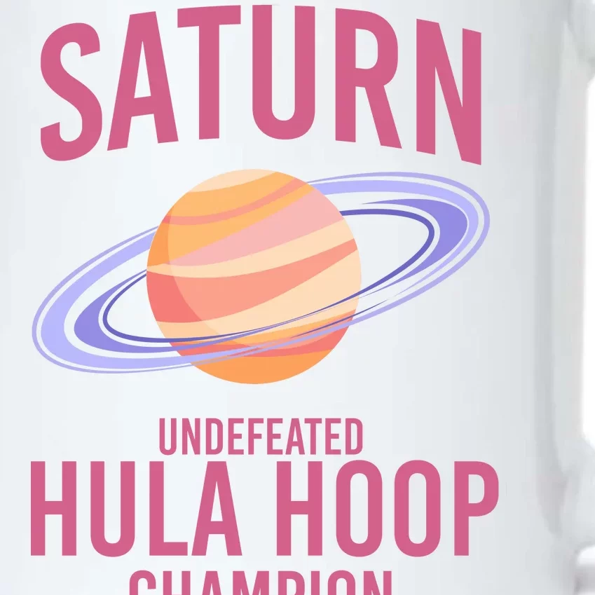 Saturn Undefeated Hula Hoop Black Color Changing Mug