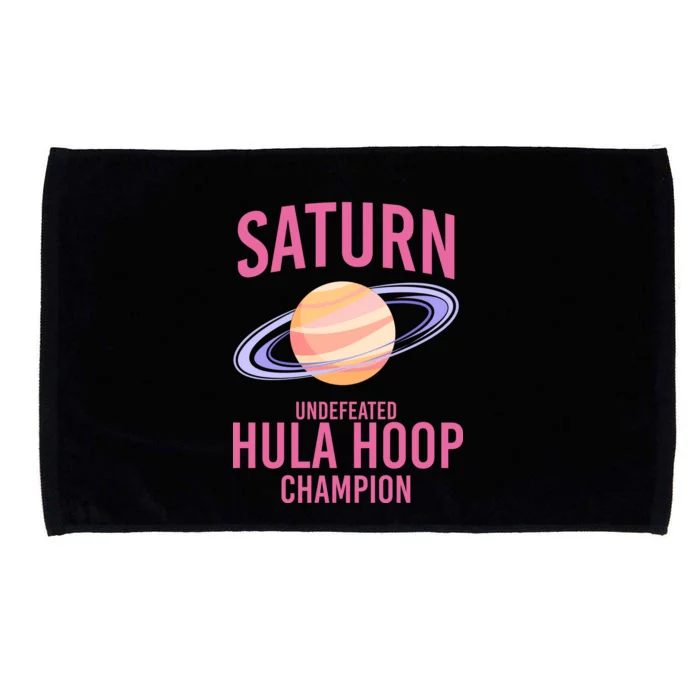 Saturn Undefeated Hula Hoop Microfiber Hand Towel