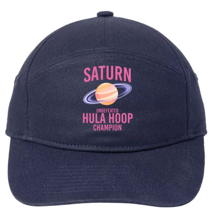 Saturn Undefeated Hula Hoop 7-Panel Snapback Hat