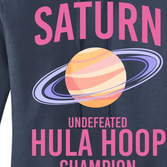 Saturn Undefeated Hula Hoop Women's Pullover Hoodie