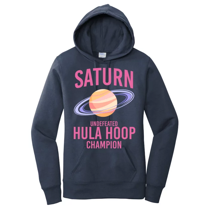 Saturn Undefeated Hula Hoop Women's Pullover Hoodie