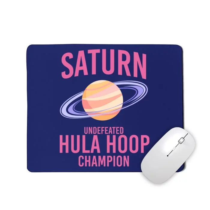 Saturn Undefeated Hula Hoop Mousepad