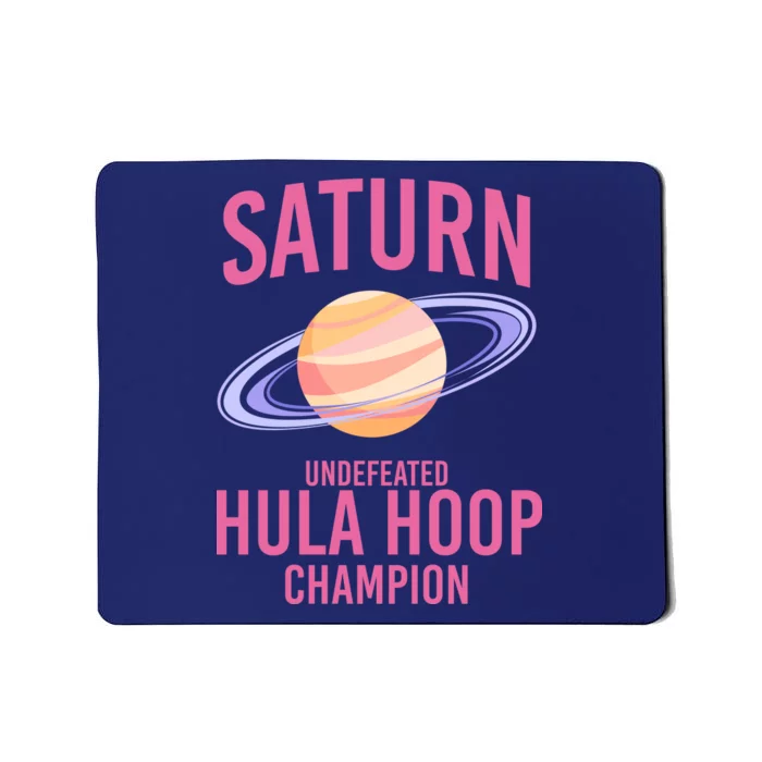 Saturn Undefeated Hula Hoop Mousepad