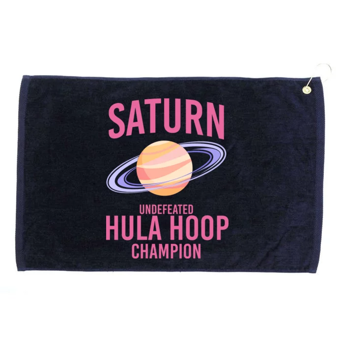 Saturn Undefeated Hula Hoop Grommeted Golf Towel