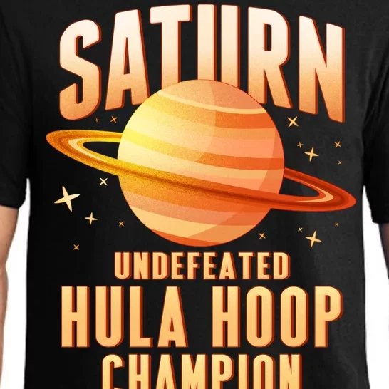 Saturn Undefeated Hula Hoop Champion Pajama Set