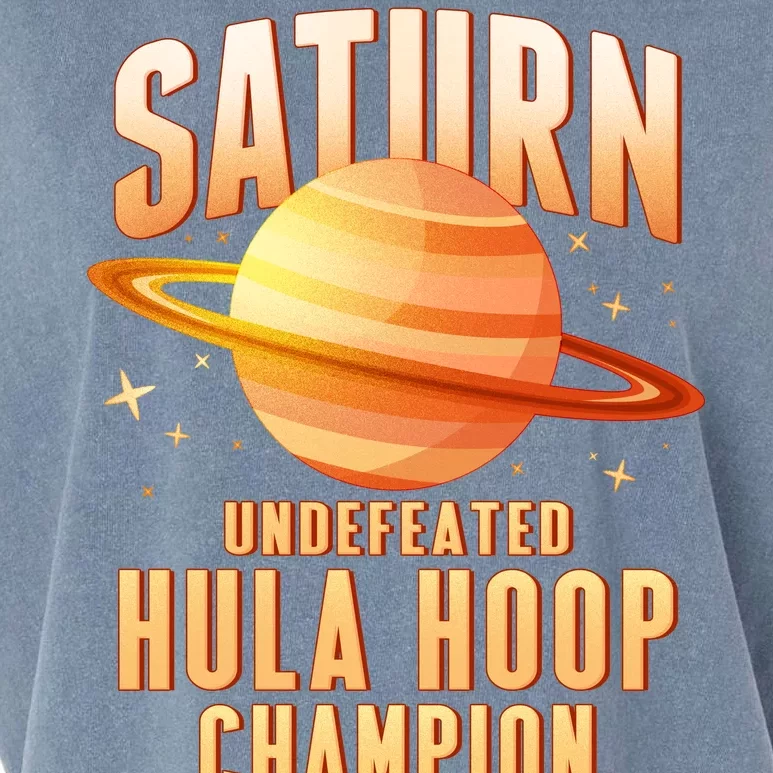 Saturn Undefeated Hula Hoop Champion Garment-Dyed Women's Muscle Tee