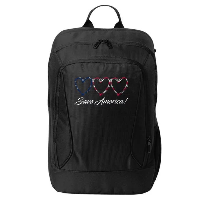 Save America USA Heart City Backpack