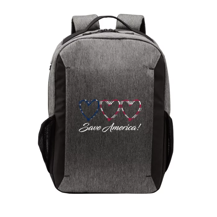 Save America USA Heart Vector Backpack