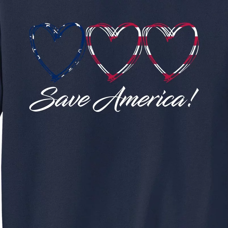 Save America USA Heart Tall Sweatshirt