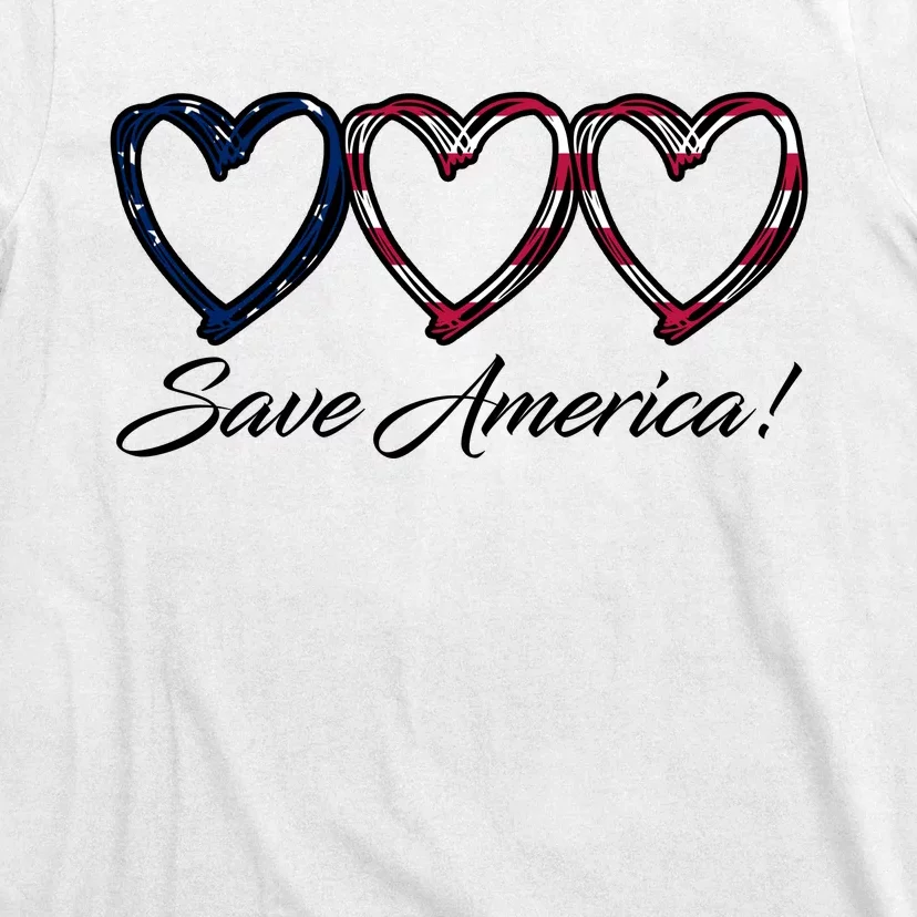 Save America USA Heart T-Shirt