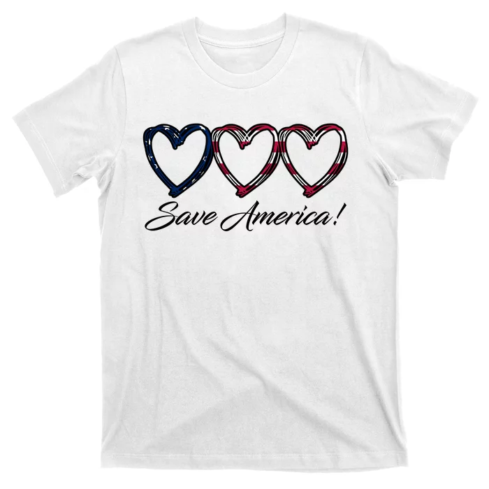 Save America USA Heart T-Shirt