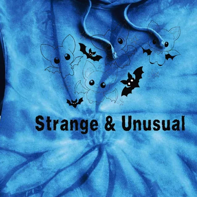 Strange And Unusual Halloween Bats Animie Tie Dye Hoodie