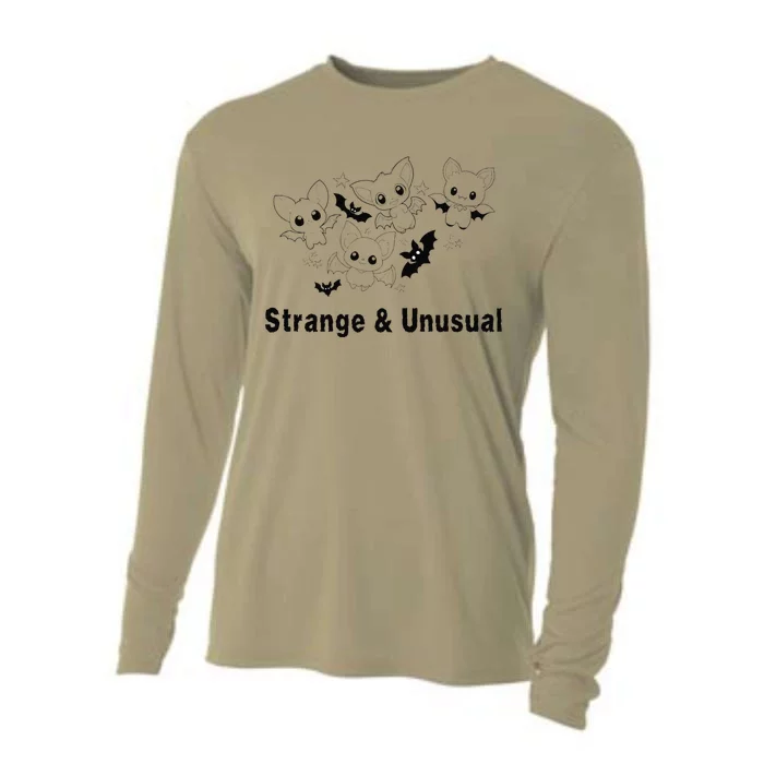 Strange And Unusual Halloween Bats Animie Cooling Performance Long Sleeve Crew