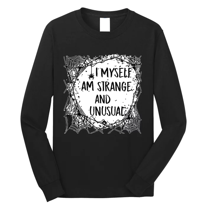 Strange And Unusual Spooky Halloween Long Sleeve Shirt