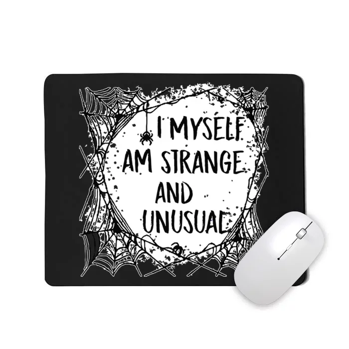 Strange And Unusual Spooky Halloween Mousepad