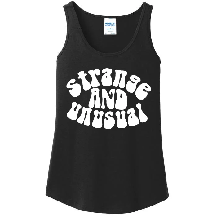 Strange And Unusual Ladies Essential Tank