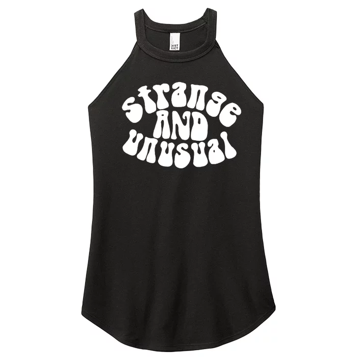 Strange And Unusual Women’s Perfect Tri Rocker Tank