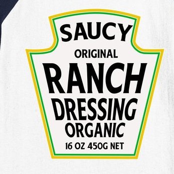 Saucy Original Ranch Dressing Costume Baseball Sleeve Shirt