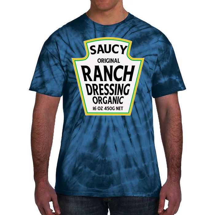 Saucy Original Ranch Dressing Costume Tie-Dye T-Shirt