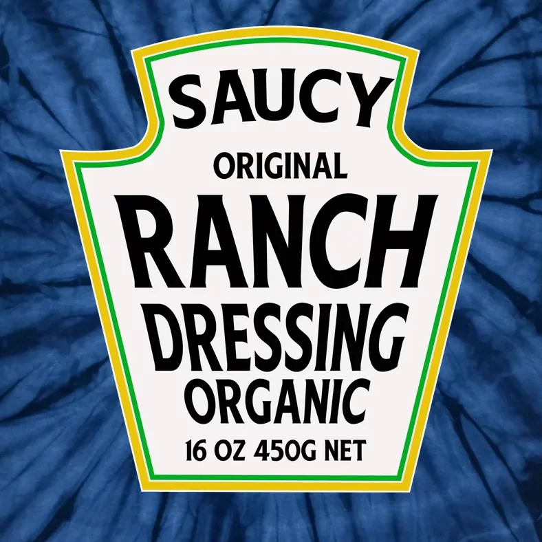 Saucy Original Ranch Dressing Costume Tie-Dye T-Shirt