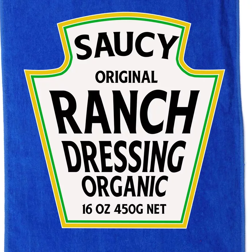 Saucy Original Ranch Dressing Costume Platinum Collection Golf Towel