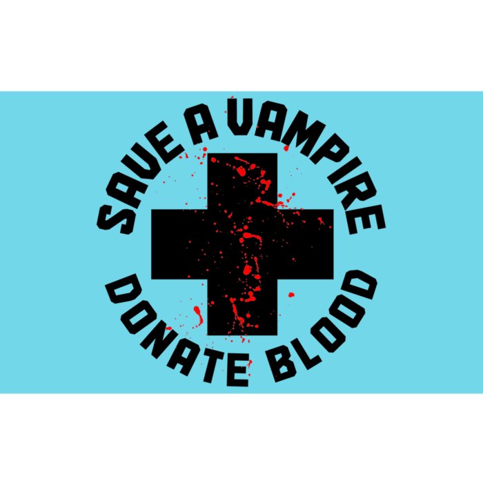 Save A Vampire Donate Blood Funny Nurse Halloween Costume Gift Bumper Sticker