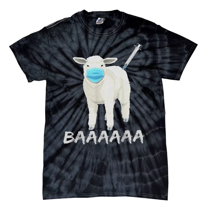 Sheeple Anti Vaccine And Mask Tie-Dye T-Shirt