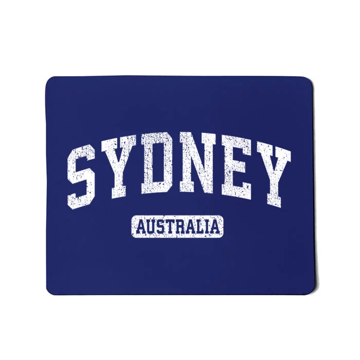 Sydney Australia Vintage Sports Design Long Sleeve Mousepad