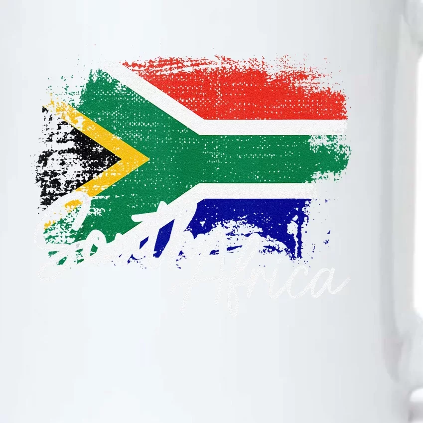 South Africa Vintage Flag South African Pride Roots Black Color Changing Mug