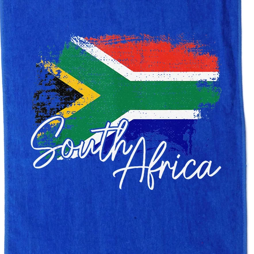 South Africa Vintage Flag South African Pride Roots Platinum Collection Golf Towel