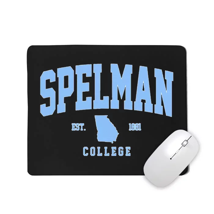 Spelman Arch Vintage Retro College Athletic Sports Outfits Mousepad