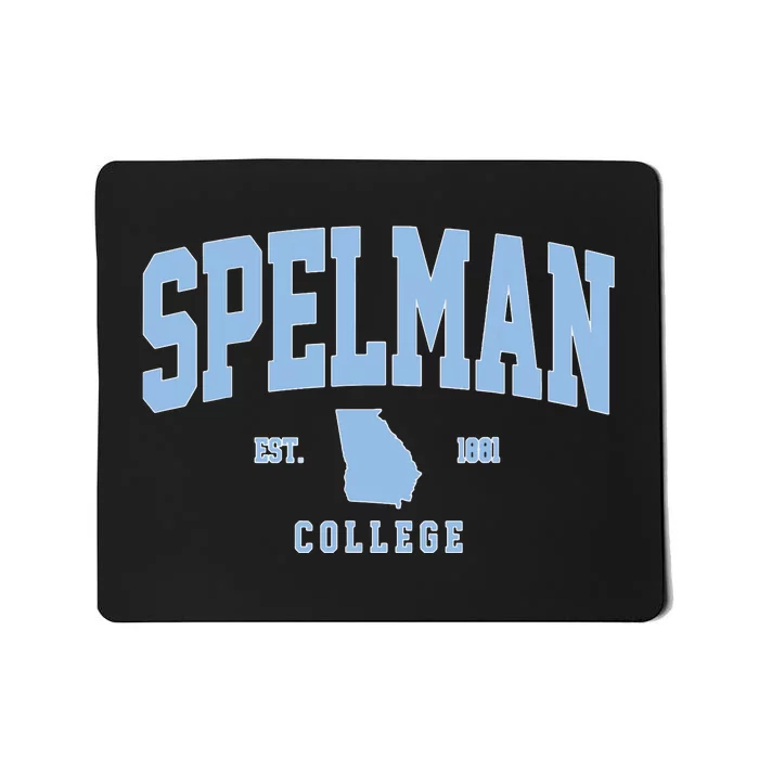 Spelman Arch Vintage Retro College Athletic Sports Outfits Mousepad